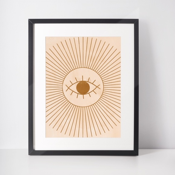 Wall Art Bohemian Celestial Print Poster Illustration Unframed - Picture 6 of 6